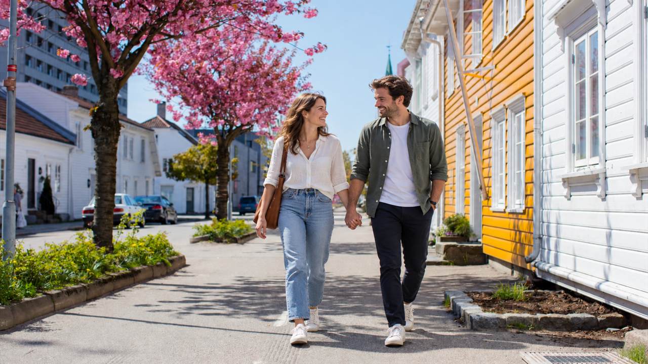 Posebyen Old Town Kristiansand Norway